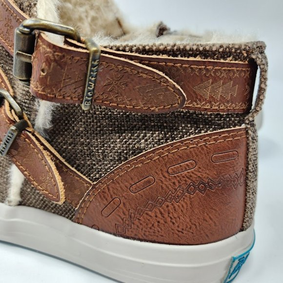 Blowfish Mojo-B SHR Faux Fur Lined Ankle Booties Sneakers, New, Fall Shoes - Picture 7 of 12